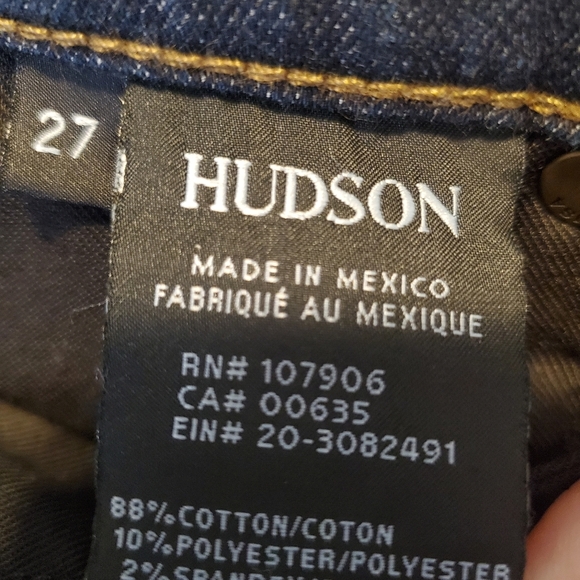 Hudson Krista ankle super skinny jeans with raw hem - Picture 12 of 16